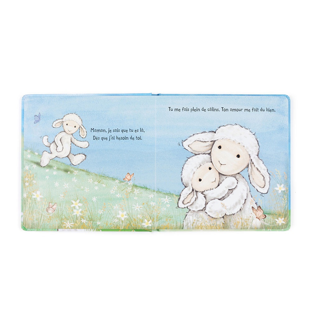 Agneau Timide Et Sa Maman Livre and Bashful Lamb Medium