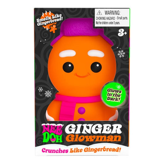 Nee Doh® Ginger Glowman Crunchy Scented Glow-In-The-Dark Fidget Toy (1pc) Color Ships Assorted