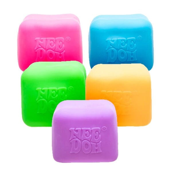 Nee Doh® Nice Cube GLOW Squishy Fidget Stress Ball (1pc) Assorted Colors