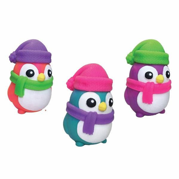 Nee Doh® Polar Glow Penguin Crunchy Glow-In-The-Dark Fidget Toy (1pc) Color Ships Assorted