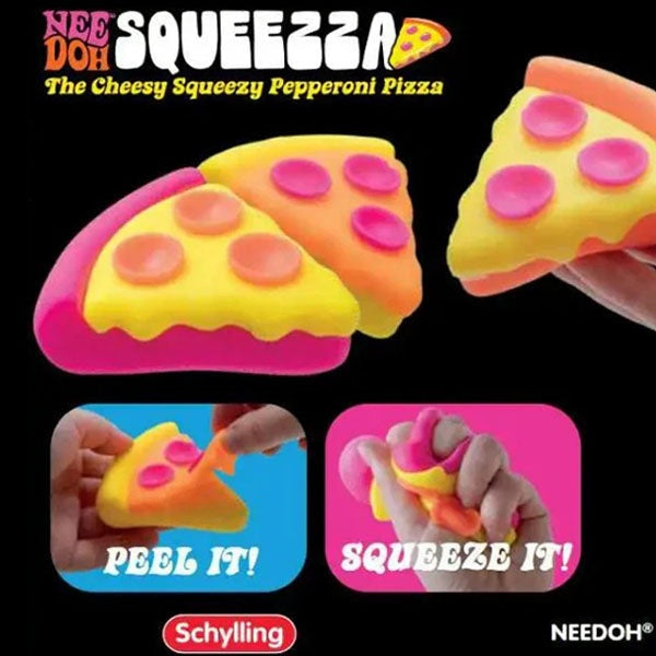 Nee Doh® Squeezza Pizza Squishy Fidget Toy (1pc) Color Ships Assorted