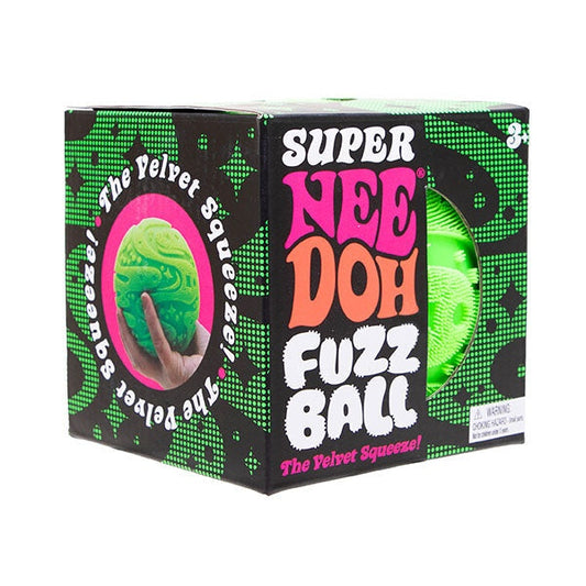 Nee Doh® Super Fuzz Ball Wonder Waves GIANT Squishy Fidget Toy (1pc) Color Ships Assorted