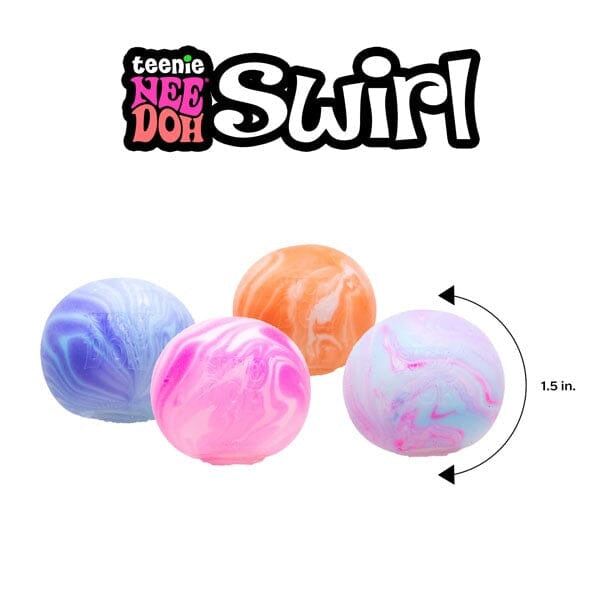 Nee Doh® Teenie Swirl Mini Stress Balls Squishy Fidget Toys (4pc)