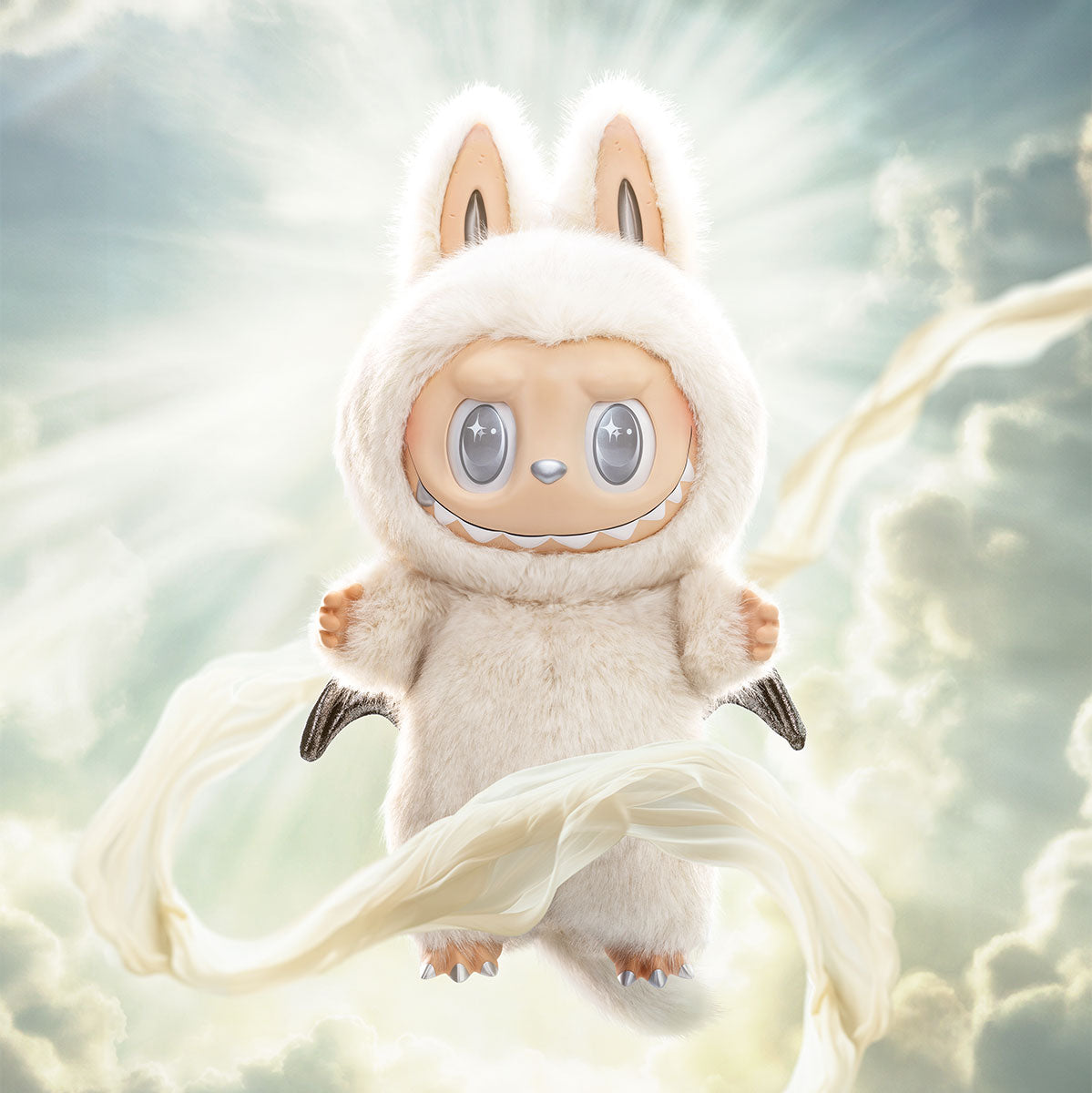 THE MONSTERS - ANGEL IN CLOUDS Vinyl Face Doll – view 6 | The Moon Toys
