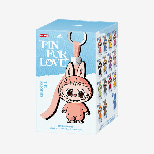 THE MONSTERS Pin for Love Series-Vinyl Plush Pendant Blind Box (N-Z) | The Moon Toys
